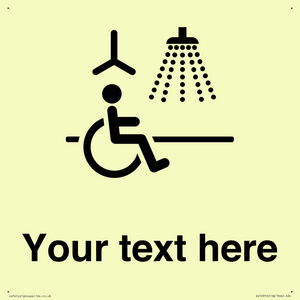 DV10916: Custom information: Accessible Shower with Hoist