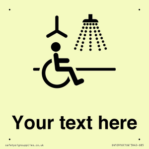 DV10916: Custom information: Accessible Shower with Hoist