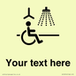DV10916: Custom information: Accessible Shower with Hoist