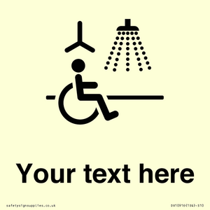 DV10916: Custom information: Accessible Shower with Hoist