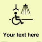 DV10916: Custom information: Accessible Shower with Hoist