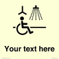 DV10916: Custom information: Accessible Shower with Hoist