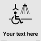 DV10916: Custom information: Accessible Shower with Hoist