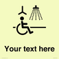 DV10916: Custom information: Accessible Shower with Hoist