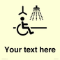 DV10916: Custom information: Accessible Shower with Hoist
