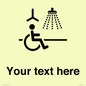 DV10916: Custom information: Accessible Shower with Hoist