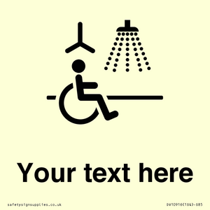 DV10916: Custom information: Accessible Shower with Hoist