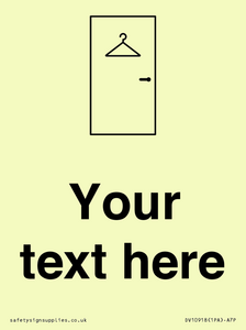 DV10918: Custom information: Changing room