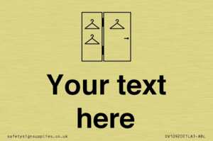 DV10920: Custom information:  Large Changing room