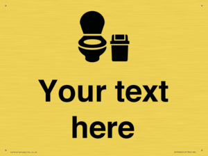 DV10922: Custom information: WC toilet with Sanitary Bin