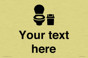 DV10922: Custom information: WC toilet with Sanitary Bin