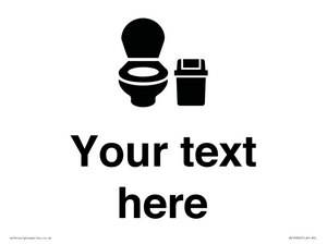 DV10922: Custom information: WC toilet with Sanitary Bin