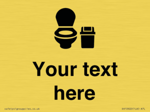 DV10922: Custom information: WC toilet with Sanitary Bin