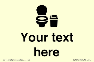 DV10922: Custom information: WC toilet with Sanitary Bin