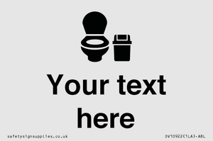 DV10922: Custom information: WC toilet with Sanitary Bin