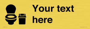 DV10922: Custom information: WC toilet with Sanitary Bin