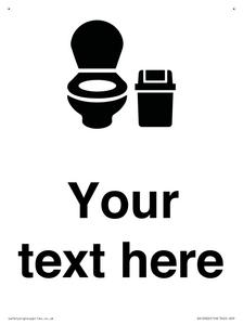 DV10922: Custom information: WC toilet with Sanitary Bin