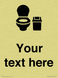 DV10922: Custom information: WC toilet with Sanitary Bin