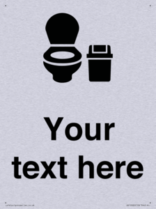 DV10922: Custom information: WC toilet with Sanitary Bin