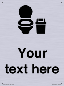 DV10922: Custom information: WC toilet with Sanitary Bin