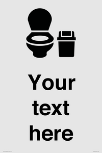 DV10922: Custom information: WC toilet with Sanitary Bin