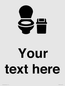 DV10922: Custom information: WC toilet with Sanitary Bin