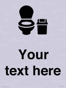 DV10922: Custom information: WC toilet with Sanitary Bin