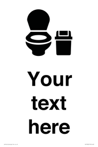 DV10922: Custom information: WC toilet with Sanitary Bin