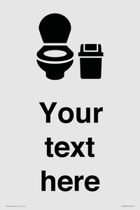 DV10922: Custom information: WC toilet with Sanitary Bin