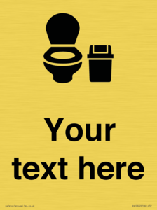 DV10922: Custom information: WC toilet with Sanitary Bin