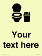 DV10922: Custom information: WC toilet with Sanitary Bin