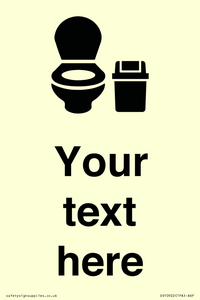 DV10922: Custom information: WC toilet with Sanitary Bin