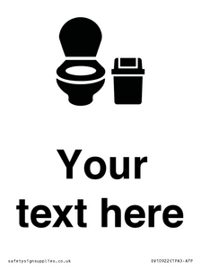 DV10922: Custom information: WC toilet with Sanitary Bin