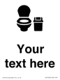 DV10922: Custom information: WC toilet with Sanitary Bin