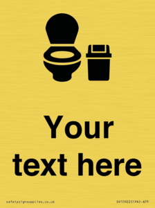 DV10922: Custom information: WC toilet with Sanitary Bin