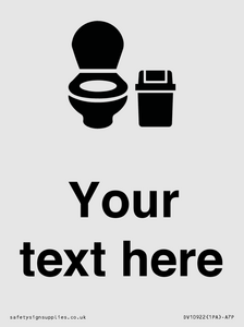 DV10922: Custom information: WC toilet with Sanitary Bin