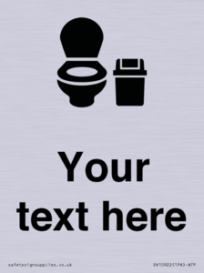 DV10922: Custom information: WC toilet with Sanitary Bin