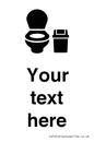 DV10922: Custom information: WC toilet with Sanitary Bin