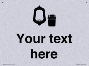 DV10924: Custom information: Urinal toilet with Sanitary Bin