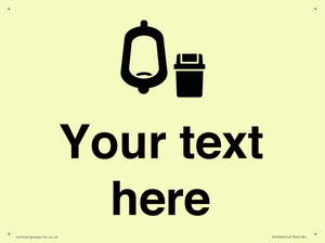 DV10924: Custom information: Urinal toilet with Sanitary Bin