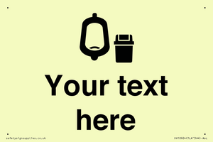 DV10924: Custom information: Urinal toilet with Sanitary Bin