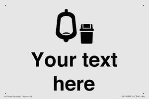 DV10924: Custom information: Urinal toilet with Sanitary Bin