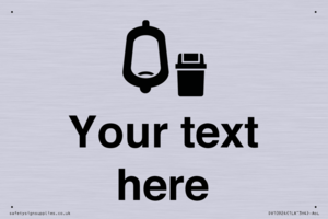 DV10924: Custom information: Urinal toilet with Sanitary Bin