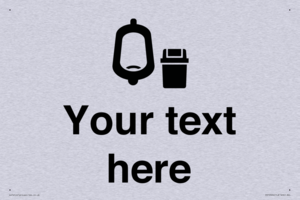 DV10924: Custom information: Urinal toilet with Sanitary Bin