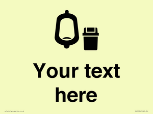 DV10924: Custom information: Urinal toilet with Sanitary Bin