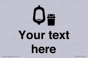 DV10924: Custom information: Urinal toilet with Sanitary Bin