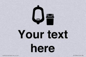 DV10924: Custom information: Urinal toilet with Sanitary Bin