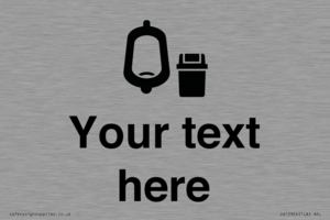 DV10924: Custom information: Urinal toilet with Sanitary Bin