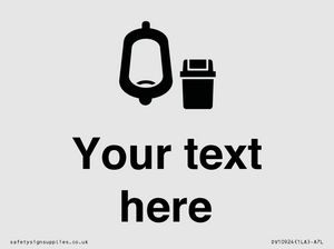 DV10924: Custom information: Urinal toilet with Sanitary Bin