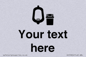 DV10924: Custom information: Urinal toilet with Sanitary Bin